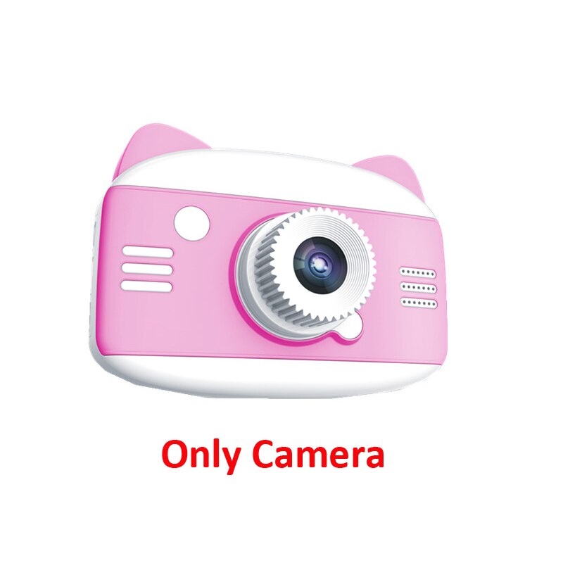 Kinderen Camera 3.5 Inch 1080P 12MP Mini Digitale Camera Cartoon Leuke Foto Video Kind Camera Voor Kids jongens Meisjes: Pink Camera Only