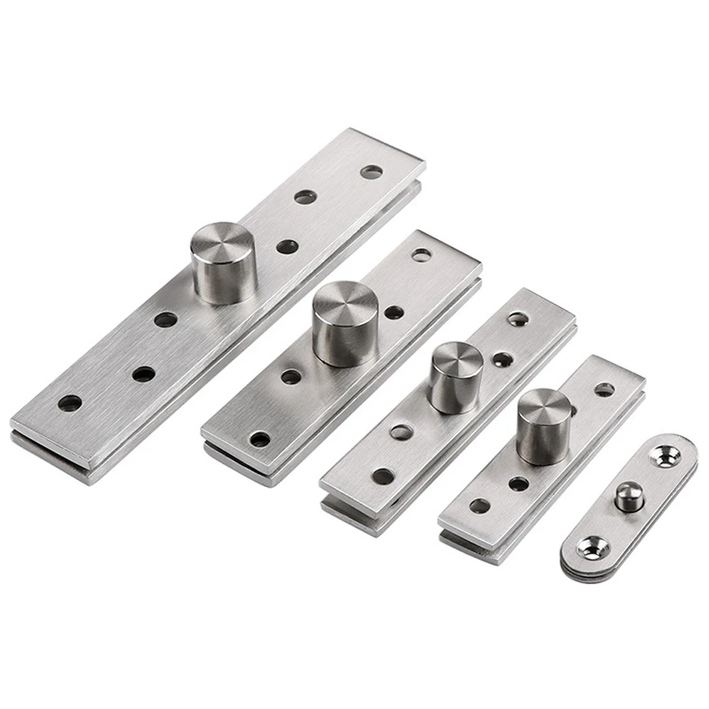 360° Rotation Heavy Duty Door Pivot Hinge Stainless Steel Concealed Revolving Door Hinge Funiture Hardware