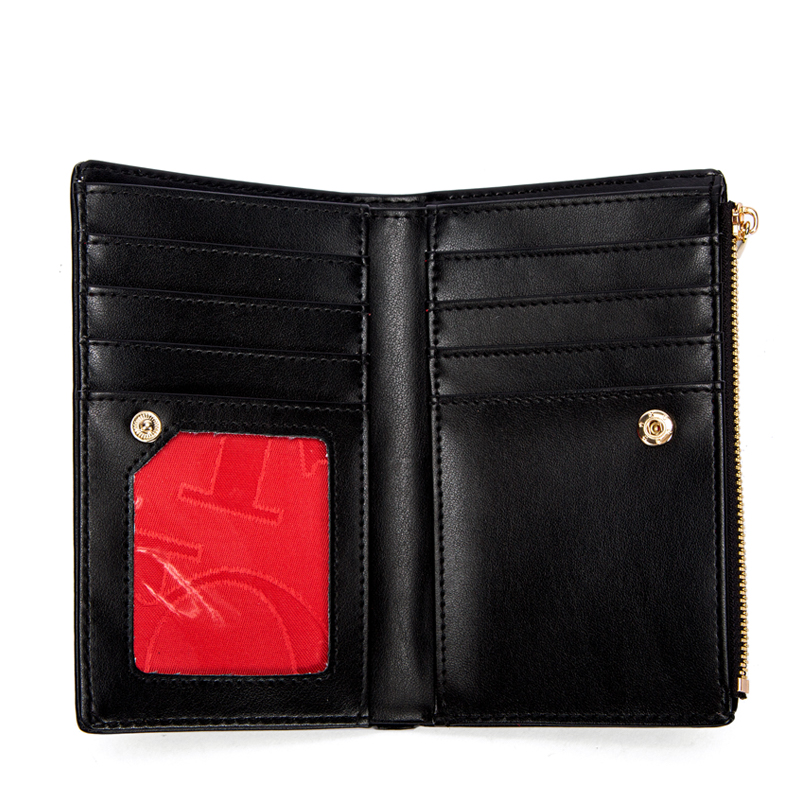 Vintage Style Women's Wallet Classic Letter Print Women's Portable Long Wallet Simple Exquisite Workmanship