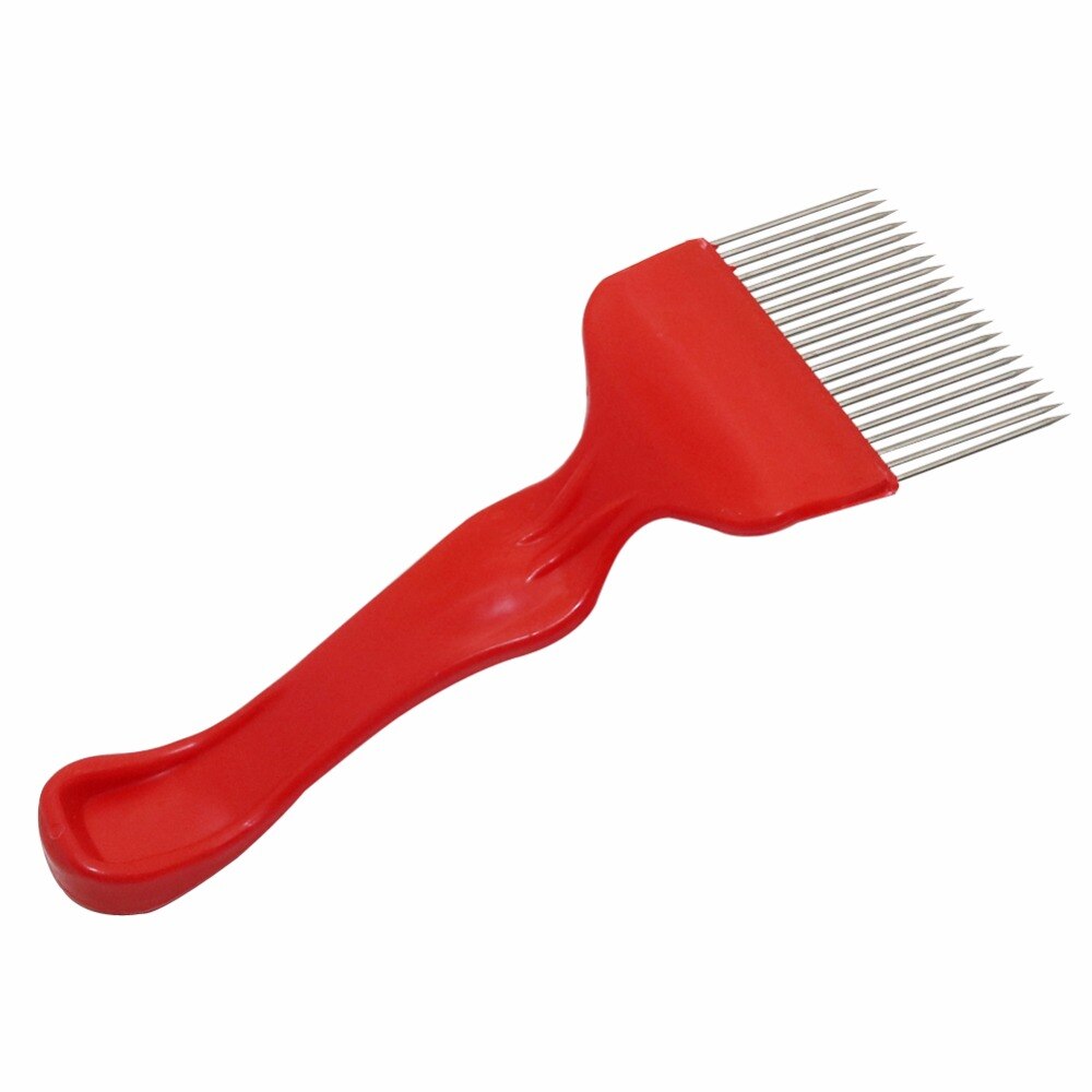 Cuchillo de 21 pines para cortar miel, tenedor, aguja, peine, productos de abejas, pala, equipo de apicultura, 1 pieza