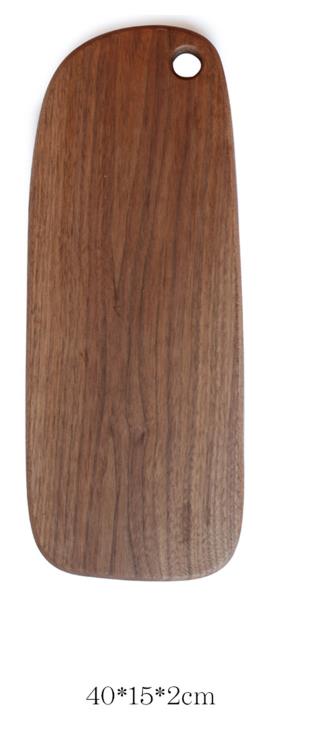 Master Star Entire Walnut Wood Food Serving Plate Multifunction Cutting Board Fruit Bread Tray Kitchen Dish