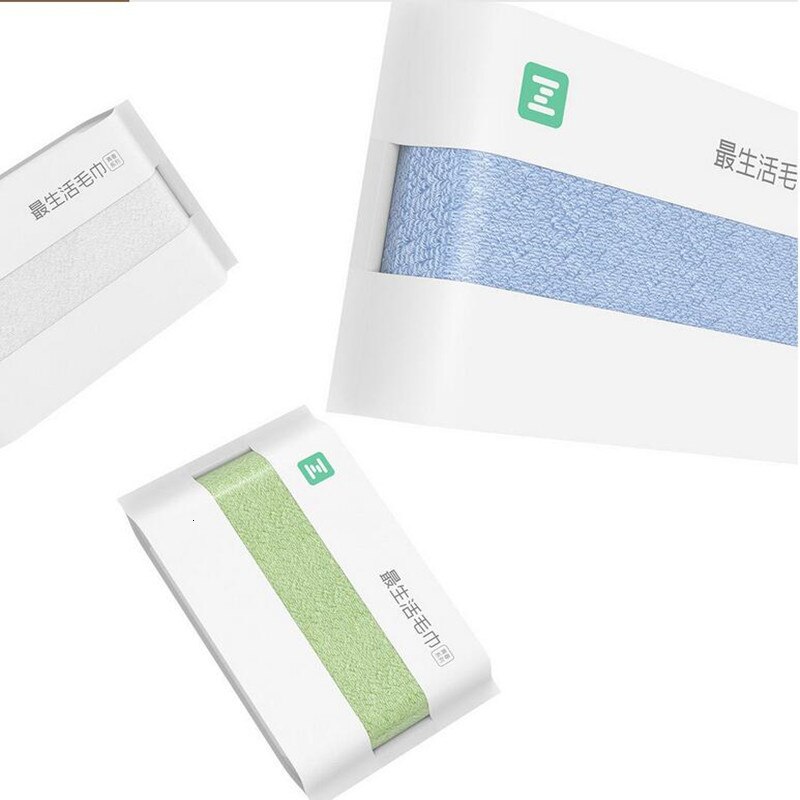 Xiaomi bijgewerkte zsh polyegiene antibacteriële handdoek jonge serie 100%  katoenen handdoeken 5 kleuren absorberende badhanddoek  h30