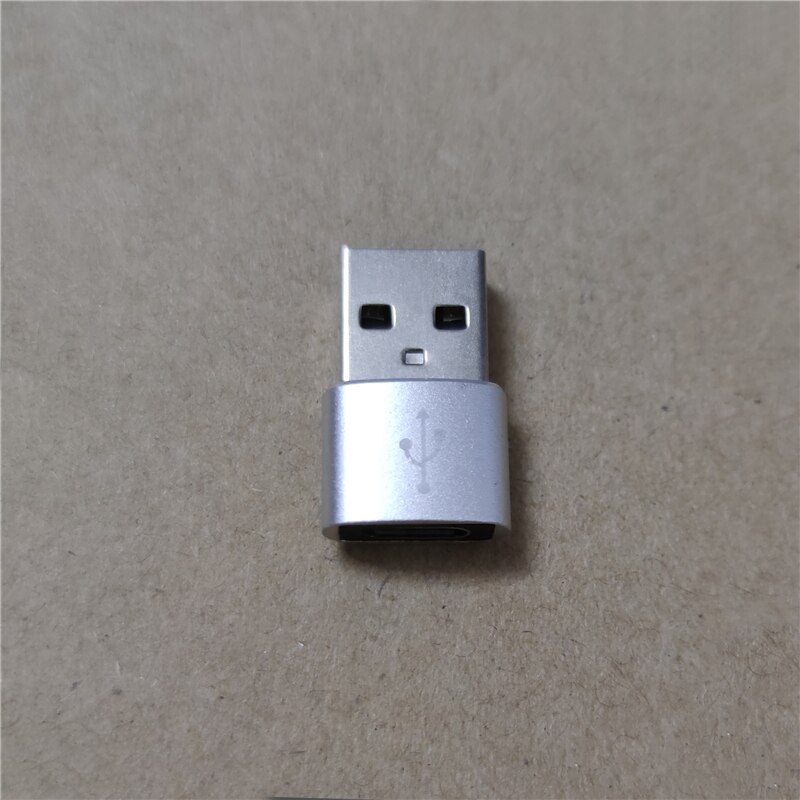 USB 3.0 maschio a USB tipo C femmina adattatore dati OTG convertitore adattatore cavo di tipo c per iPhone 11 pro MAX SAMSUNG XIAOMI HUAWEI: Argento