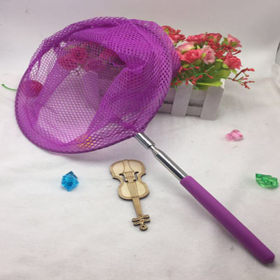 Pliant résille télescopique petit poisson extensible jusqu'à 83cm enfants papillon Net attraper insectes insectes jouets pour enfants jeu: plum