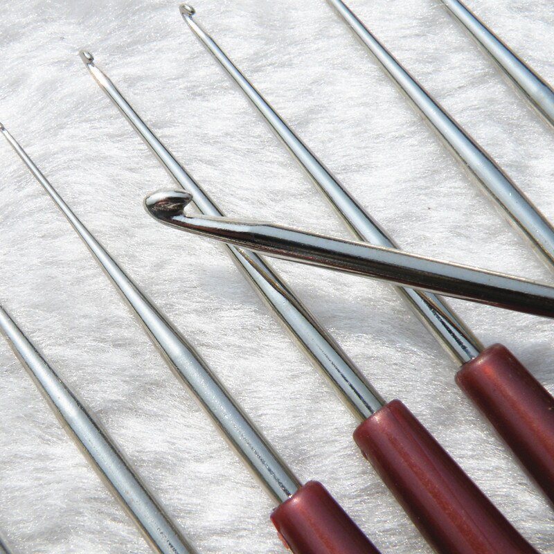 Lmdz 1 kpl virkkuukoukku pieni koko lanka neulepuikot pitsinukeille tee itse työkalut 15 kokoa koukut neulomiseen 0.5mm-2.1mm