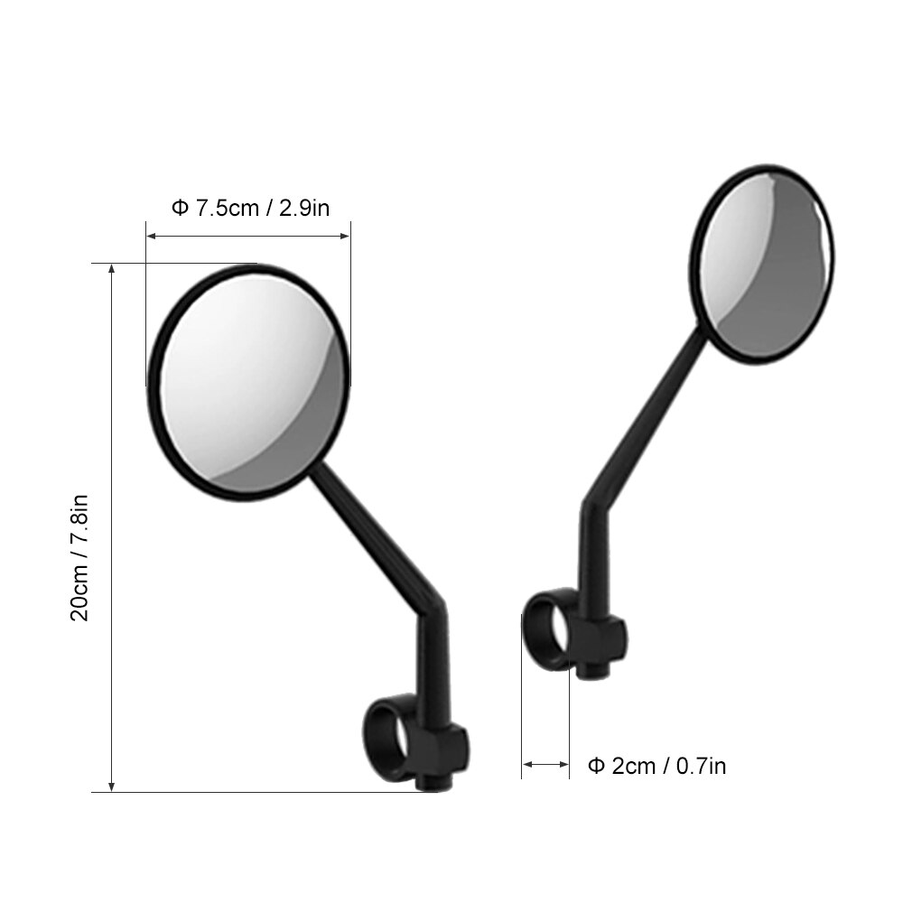 Espejo retrovisor para bicicleta Xiaomi Mijia M365, accesorios para ciclismo, 2 uds.