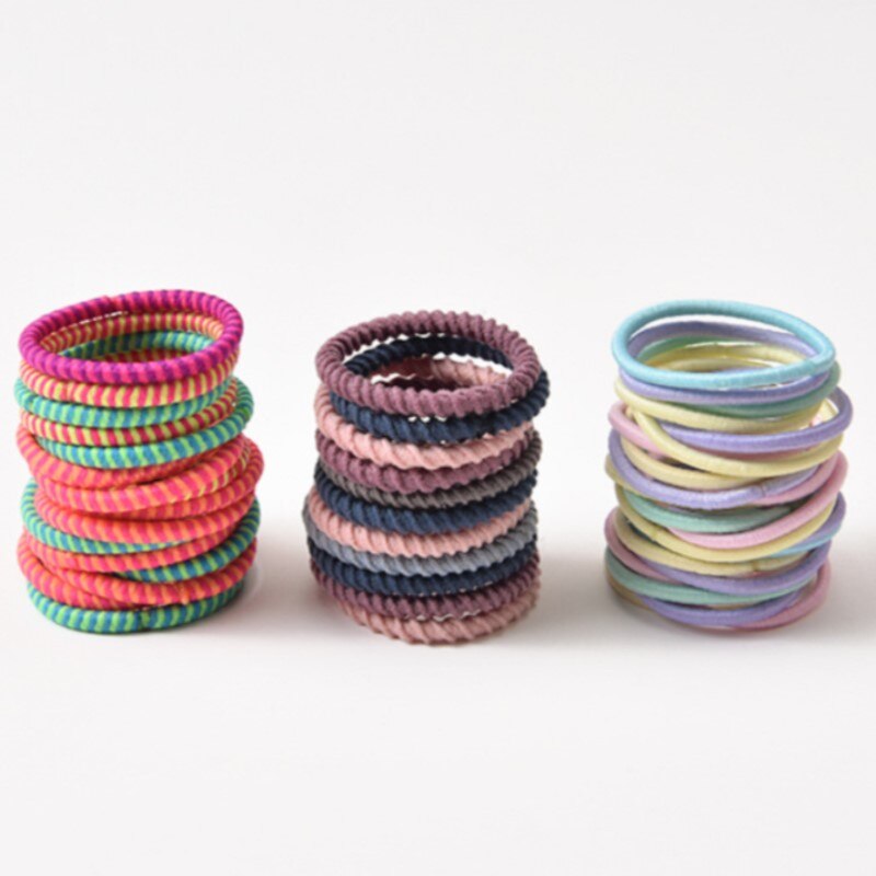 Kinderen Rubber Haarband Niet-Wegwerp Haarband Boxed Baby Kleine Nummer Meisjes Haarband Meisje Haar Accessoires Hoofdtooi