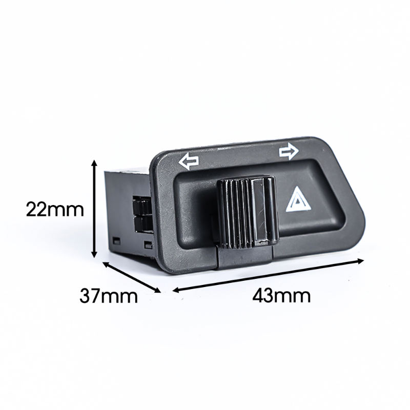 Bouton de commutation de clignotant de moto, double flash, marche, arrêt, démarrage, véhicules électriques, scooter, pièces de rechange, 3 broches