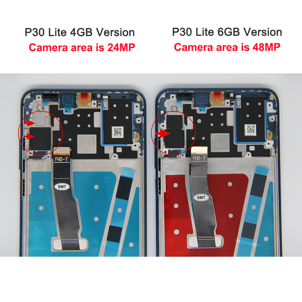 P30 Lite Scherm, Voor Huawei P30 Lite Lcd-Scherm MAR-LX1M Lx2 Al00 Touchscreen Voor Huawei P30 Lite Nova 4e Scherm Vervanging