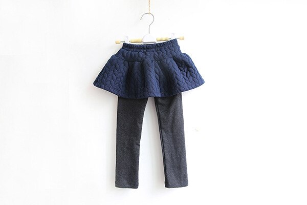Legging en coton pour fille, jupe, pantalon Tutu pour enfant: blue / 8