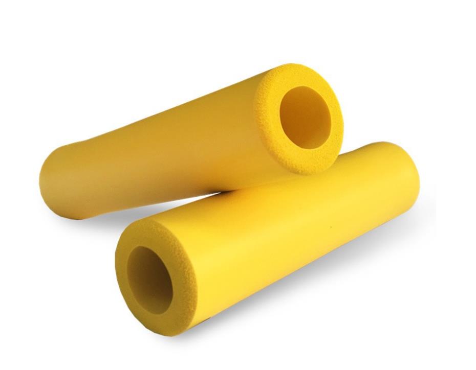 Kalosse Mountain Bike Grips Shock Absorption Bicycle Grips Bike Bar Silicone Grip: Orange