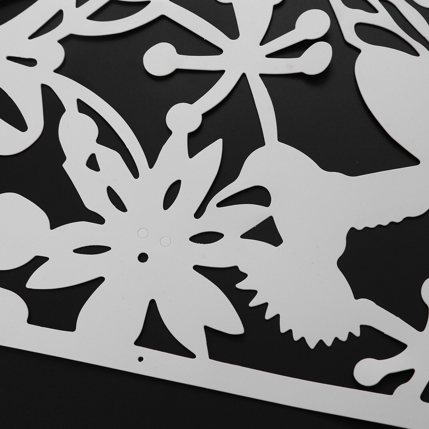 4 Pieces Screen for Living Room Hanging Screen Curtain of Room in Polyethylene Partition of Room White 40 x 40cm