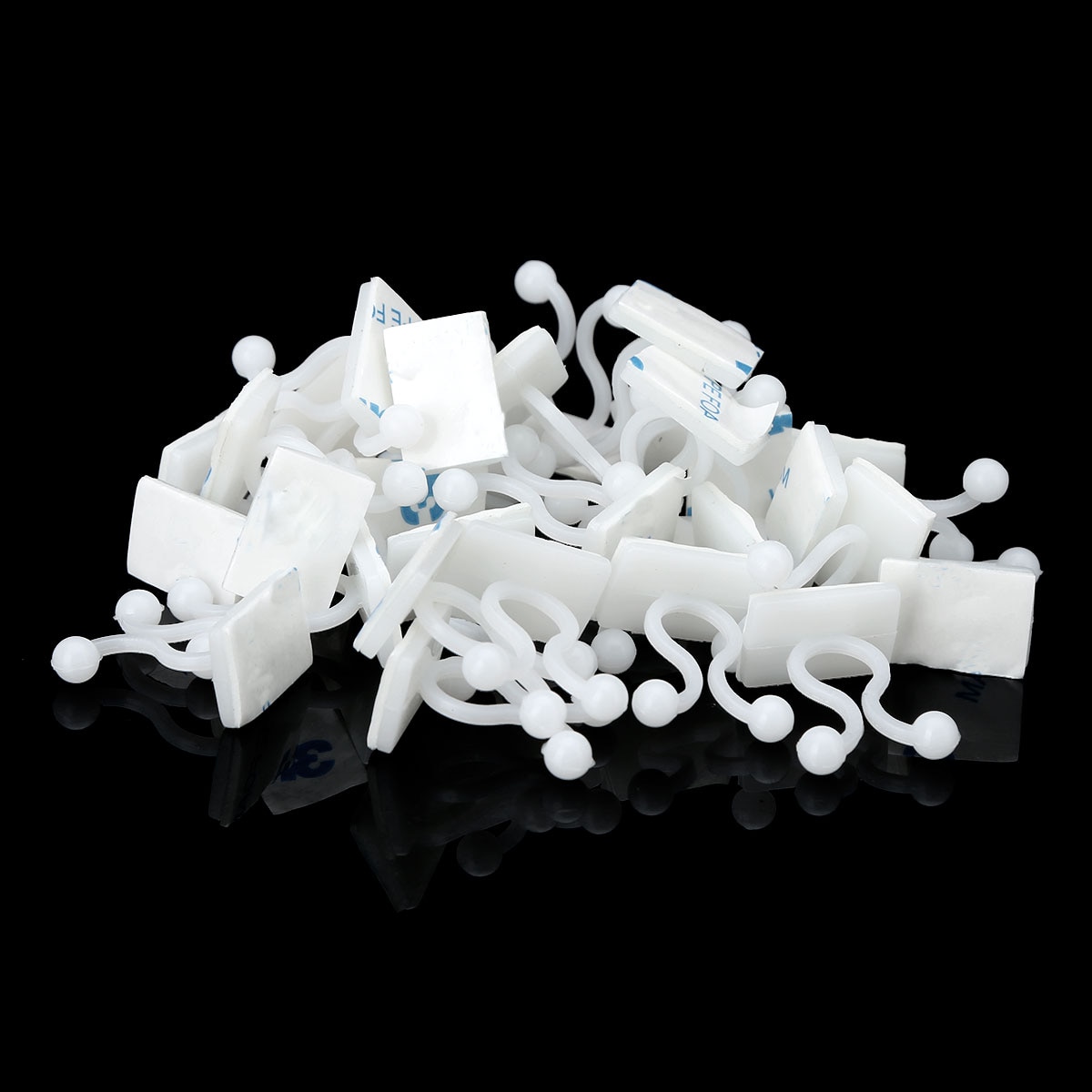 30Pcs Rattan Plant Climbing Clips Plant Climbing Wall Fixture Binding Support Clips Self-Adhesive Hooks Plant Vine Traction Home