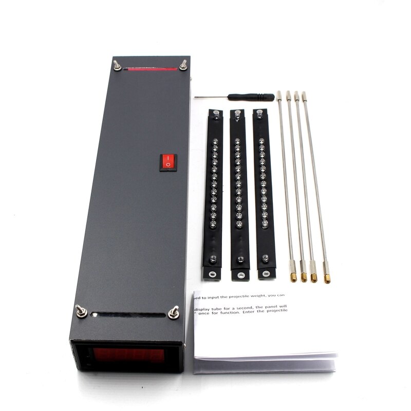 High Stability Precision Chronograph Speed Meter 30-9999 FPS Simple Speed Meter Aluminum Chronograph for Sports M25 23