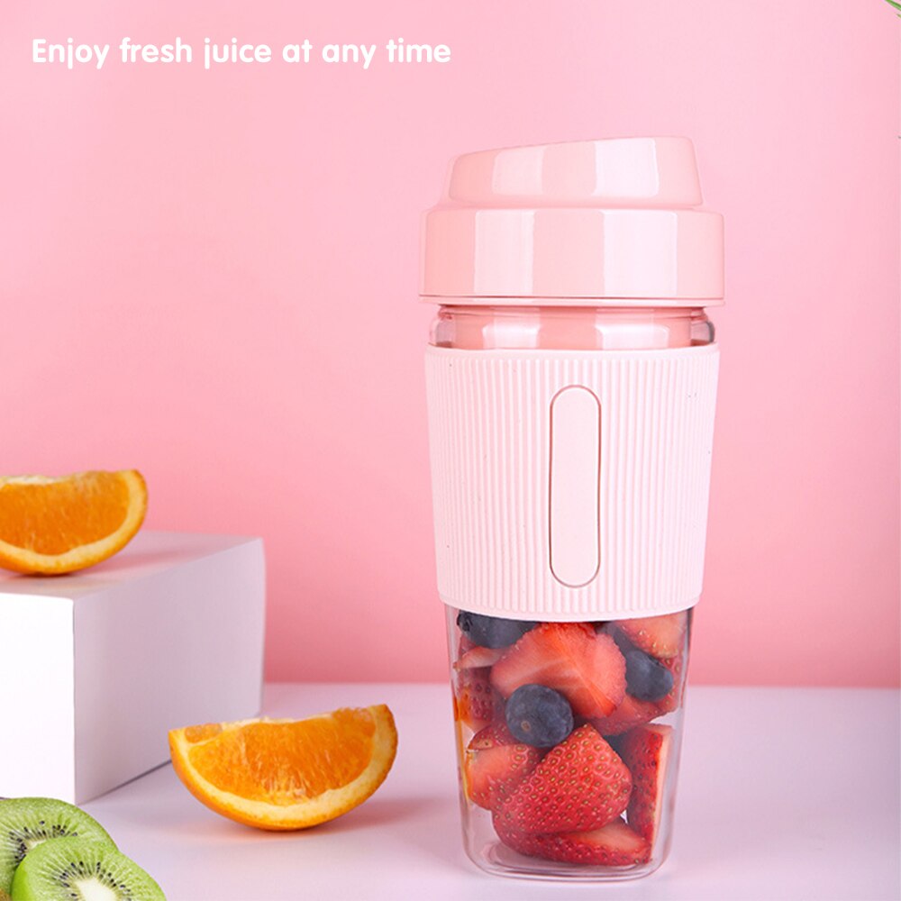 Draagbare Elektrische Fruit Juicer Thuis Usb Oplaadbare Smoothie Maker Blenders Machine Sport Fles Sap Cup Orange Squeezer