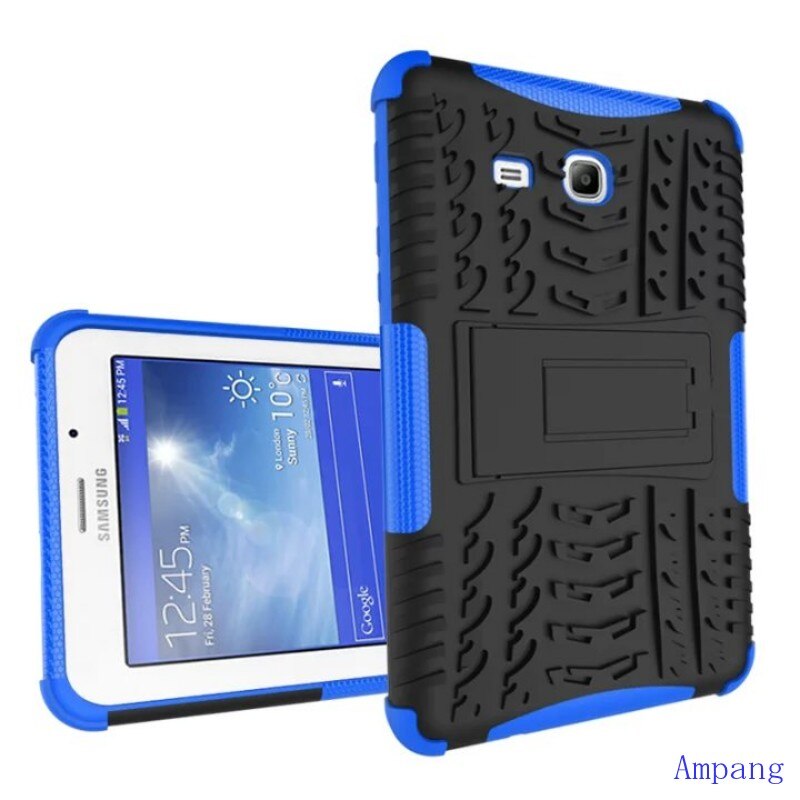 Custodia in Silicone per PC per Samsung Galaxy Tab 3 Lite 7.0 T110 T111 Cover da 7 pollici per Samsung Tab 4 Lite SM-T113 T116: Blue