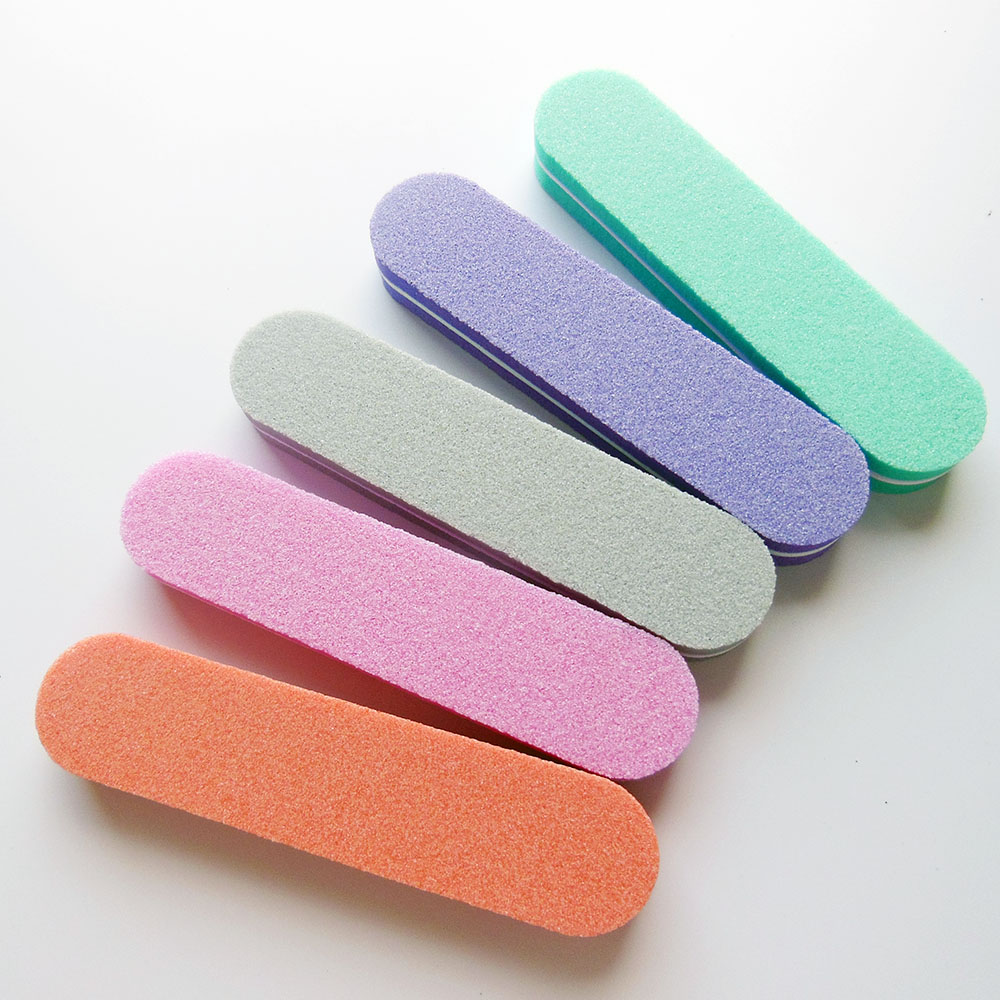 200 pcs replacement pads nail sponge file mini sanding file disposable nail file
