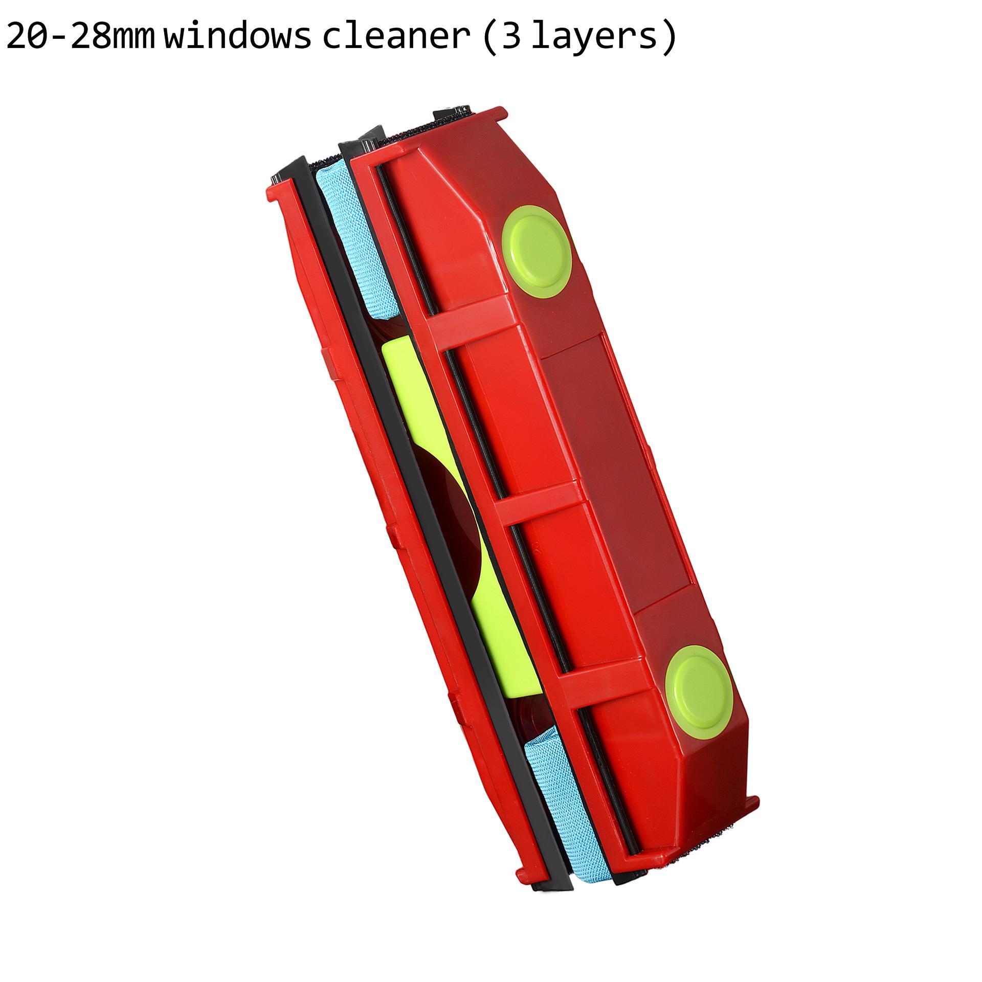 Lave-vitre magnétique Double face universel, lave-vitre magnétique, convient aux fenêtres à simple ou Double vitrage, brosse de nettoyage, outil Anti-chute: D3