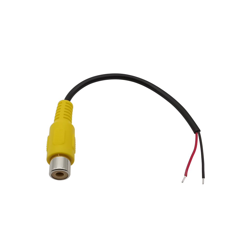 RCA Female Male Audio Extension Cable Stereo AV Video Plug Connector Adapter Cord Wire: Dark Grey / 5-9Pcs