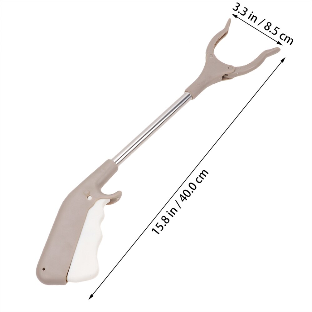 1Pc 40cm Trash Clamp Rubbish Pick Up Clip Garbage Cramp Iron Sanitory Worker Accessories