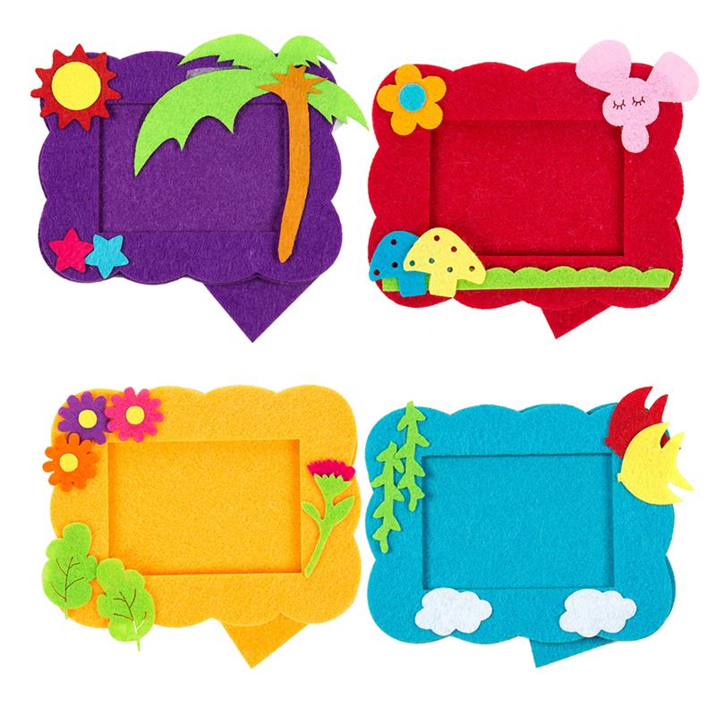 8pz non tessuto FAI DA TE cornice 3D Foto Del Fumetto fatto a mano collage cornice Realizzazione di Accessori kit di Materiale Mestiere giocattoli