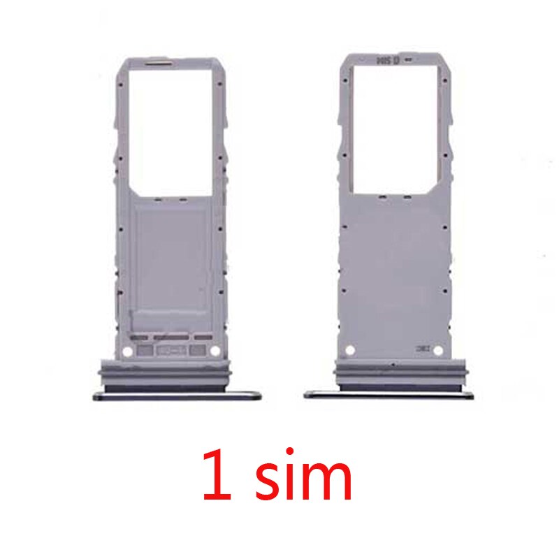 Sim-korttisovitin samsung note 10 n970 galaxy note 10 n970f alkuperäiselle matkapuhelimen kotelolle micro sd-kortin alustan pidike paikka