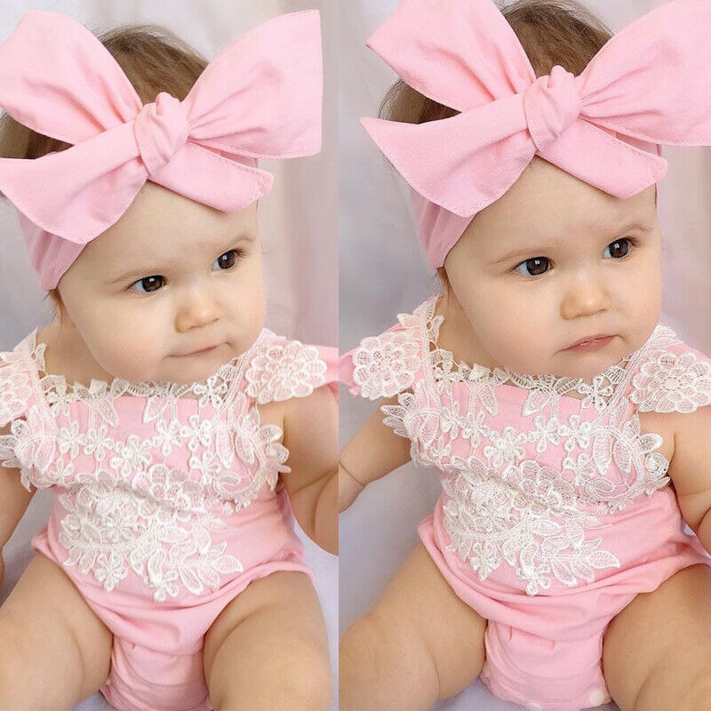 Infant Baby Girls Boys Clothes Short Sleeve Romper Outfits Jumpsuit Newborn Kids Boy Girl Ruffle Rompers 3M-18M