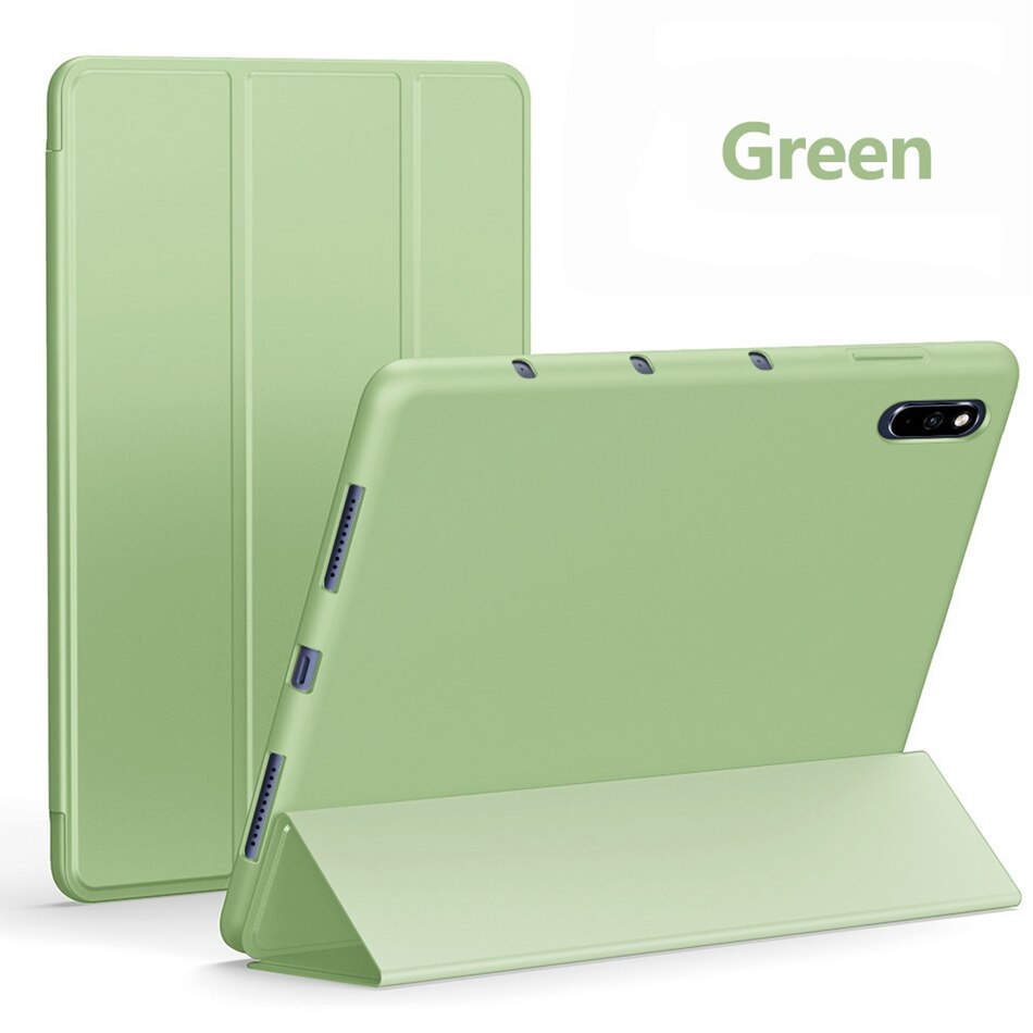 Hoesje voor huawei matepad 10.4 inch siliconen vouw zachte hoes funda coque hoesje voor matepad 10.4 inch hoesje cover capa etui: Groente