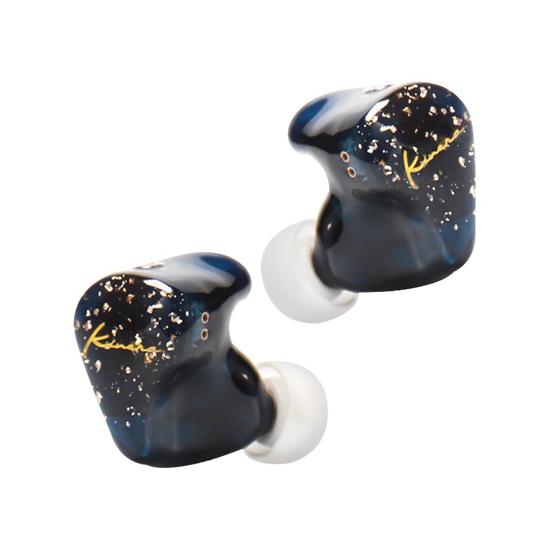 Kinera BD005 Pro Hybrid Technologie Wired Hoofdtelefoon In Ear Sport Monitor Koptelefoon Muziek Hifi Oordopjes Afneembare Kabel Met Microfoon: Blue