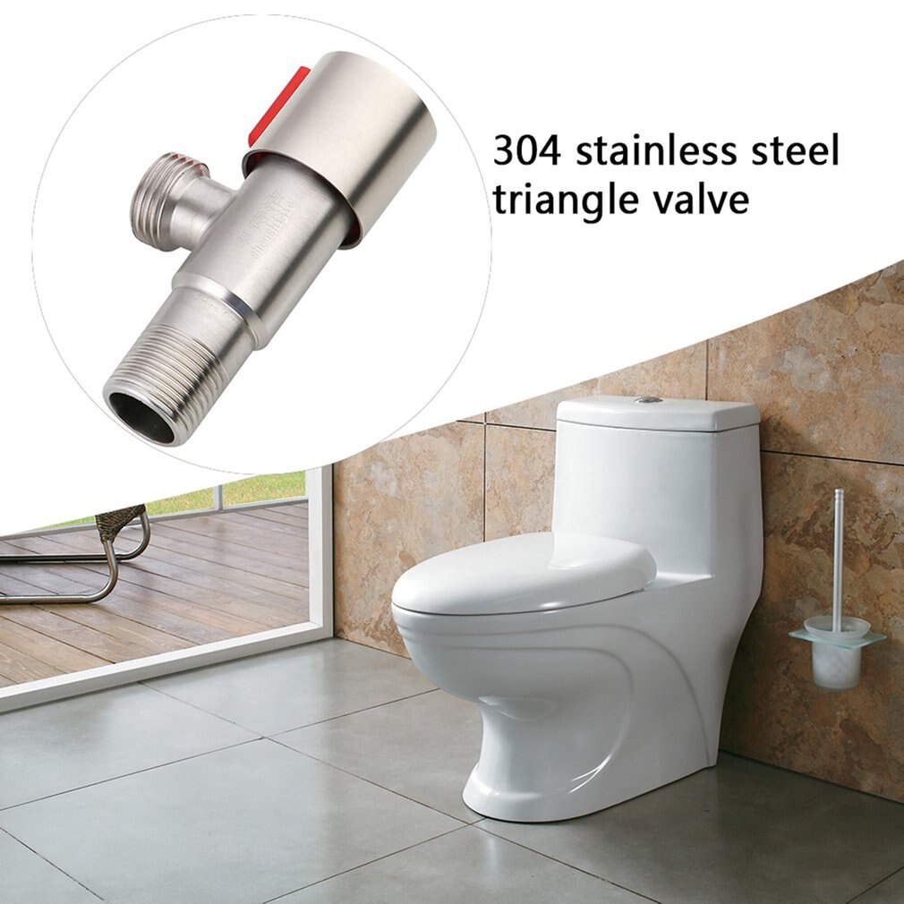 Triangle Valve Thickened Explosion proof Water Heater Stainless flexible smooth switch Special Toilet Inlet Valve Check Handle