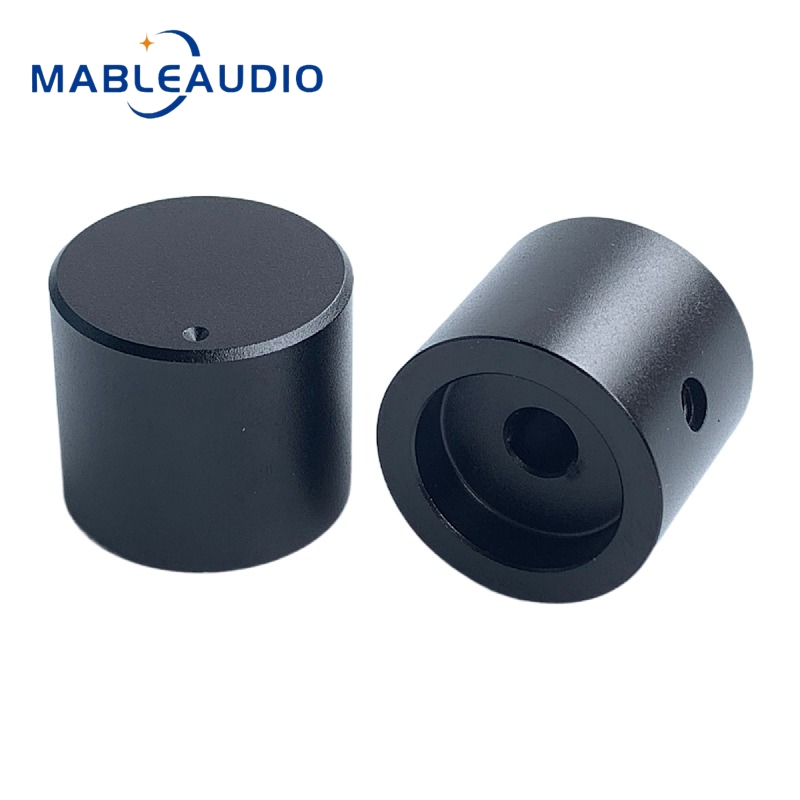 1 STKS 25x22mm Hoogwaardige Aluminium Effen Knop Volume Potentiometer HIFI Audio Versterker Knop