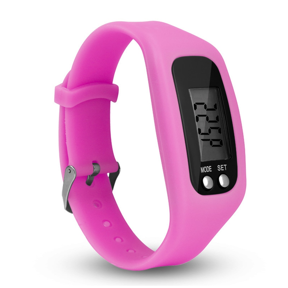 Fitness Tracker Horloge, Eenvoudig Bediening Walking Running Stappenteller Met Calorie En Stappen Tellen (Rose): PINK