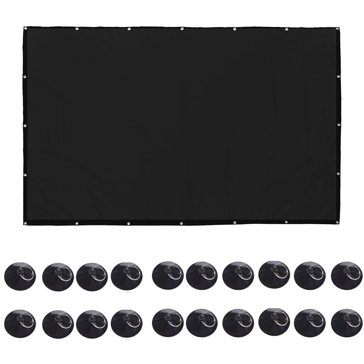 Window Blackout Blind Suction Cup Skylight Shade Folding Curtain Room Window Decor Portable Travel Sun Block Shade 198*130cm