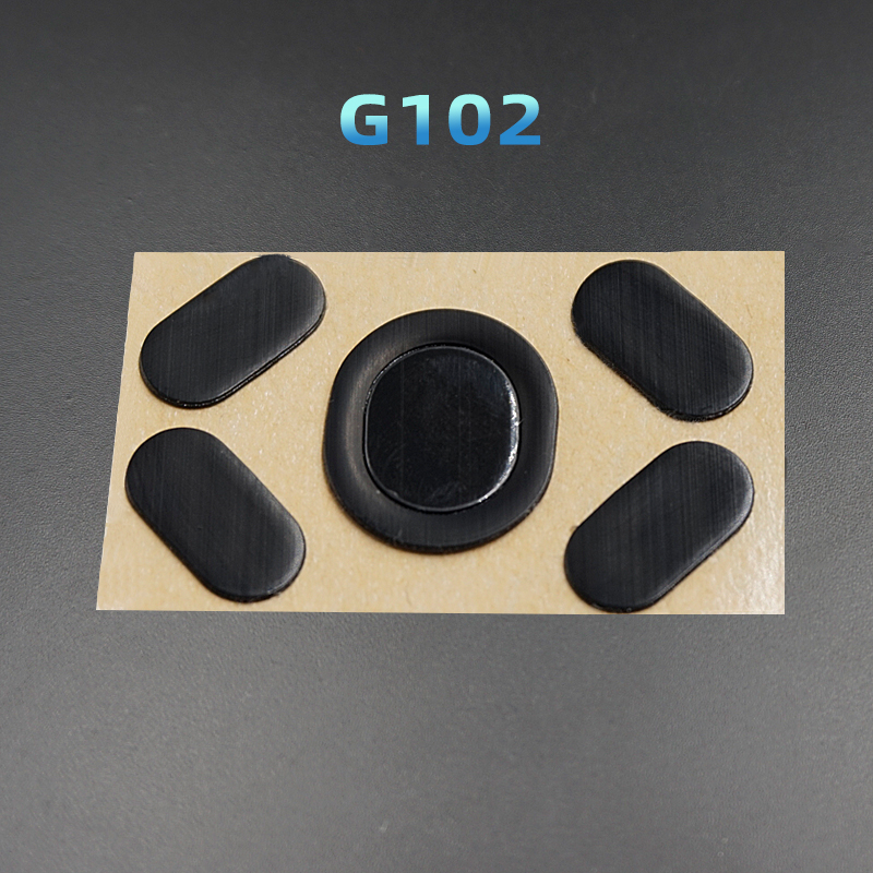1pcs 3M Mouse Skates for Logitech G502 Hero G102 PRO G604 Wireless G PRO 0.6MM Black Gaming Mouse Feet Replace Mouse Foot Pad: black