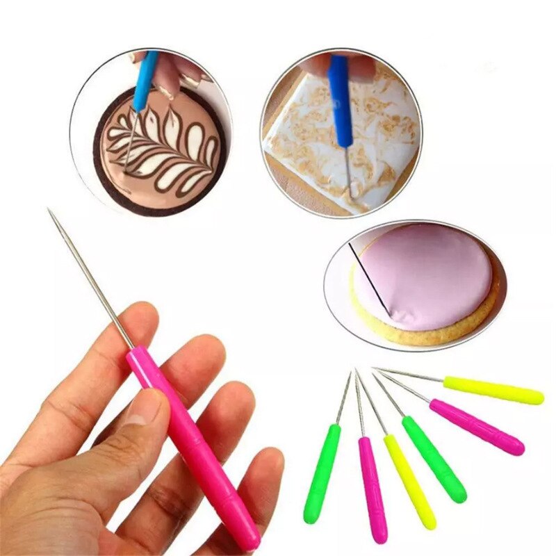 Aguja de escape para galletas, utensilios para hornear pasteles, glaseado de galletas para pan de jengibre, azúcar, marcado en relieve, aguja para hornear y repostería