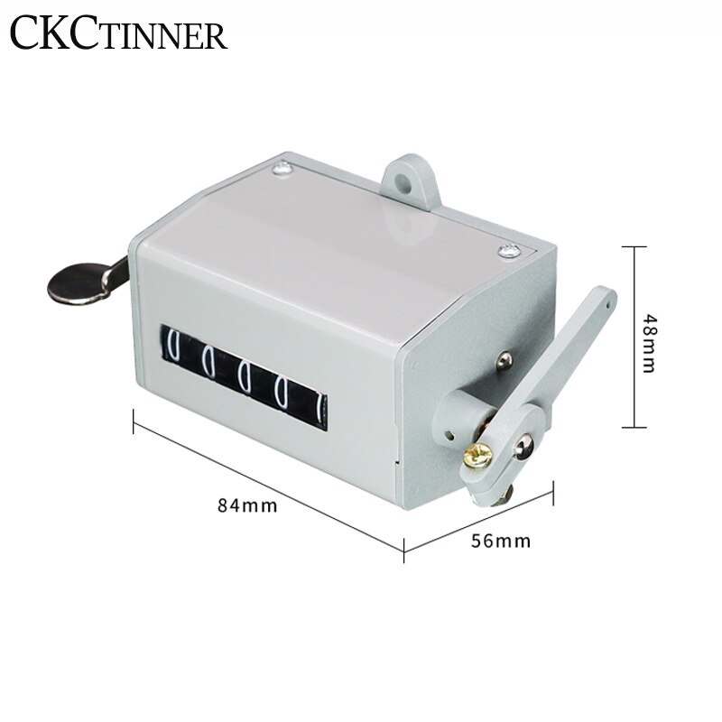 5digits Counter Mechanical Rotating Speed Meter 75-I 75-II Totalizing Pull Counter Resettable digital punch counter