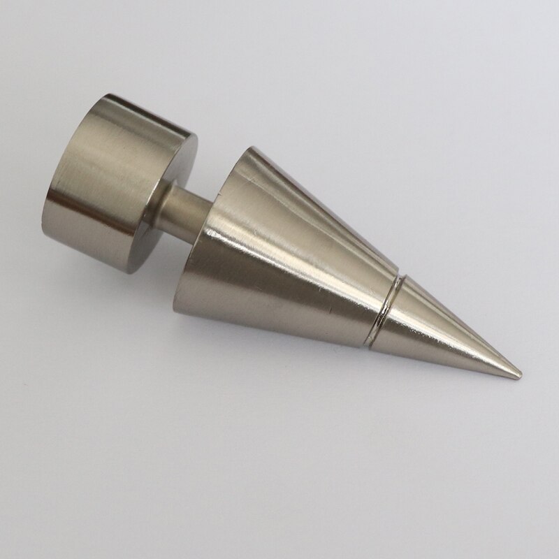 Tête décorative pour tringle à rideau d25 mm, Kegel de pare-brise, accessoires de finition pour décoration de fenêtre: stainless steel