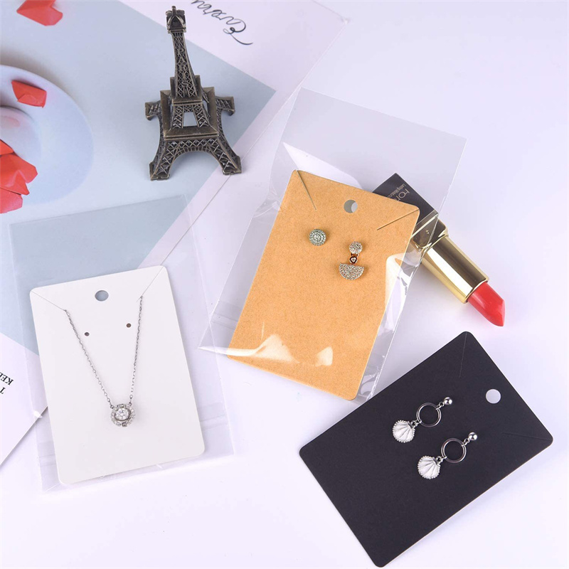 50pcs paper 6x9cm pendants, necklaces, earrings, small accessories packaging