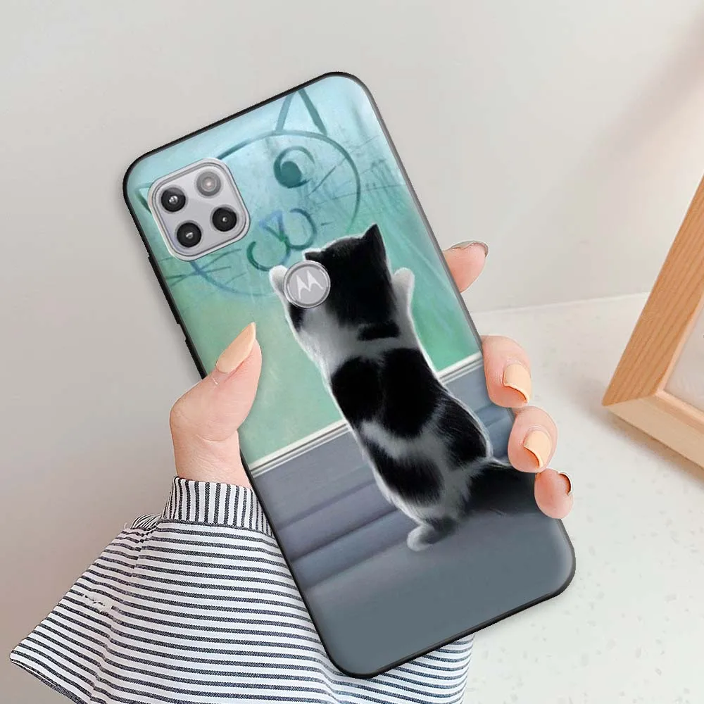 For Motorola Moto One 5G Ace Case XT2113-2 6.7" Cases for Moto One 5G Ace Protective Silicone Soft Cover One 5G Ace Capa