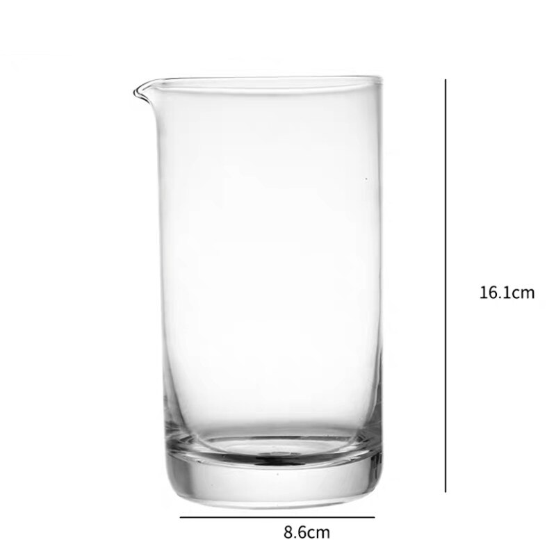 Japanese Style Crystal Glass Cocktail Mixing Cup Transparent Wine Tumbler Bar Spirit Bartender Mug Home Drinkware: A