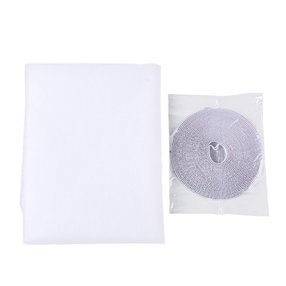 Removable DIY Window Screen Summer Anti-Mosquito Net Washable White Window Screening Simple Invisible Window Screen Net