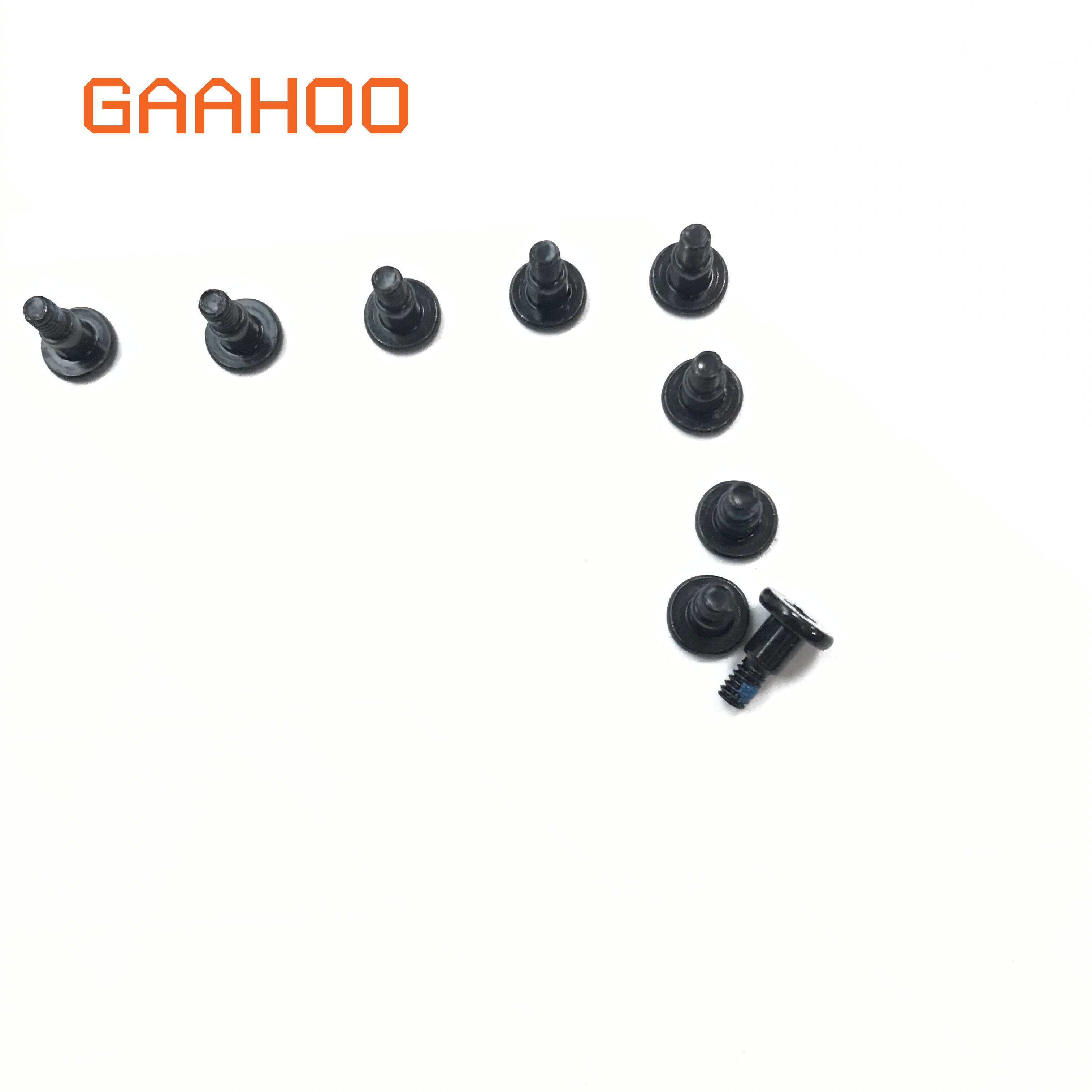 8pcs/lot Thin Head Convex Sector Phillips Screws for Laptop Heatsink M2x0.4x5.95(3) D4.85-5.15T0.9 Steel Black Zinc with Nylok