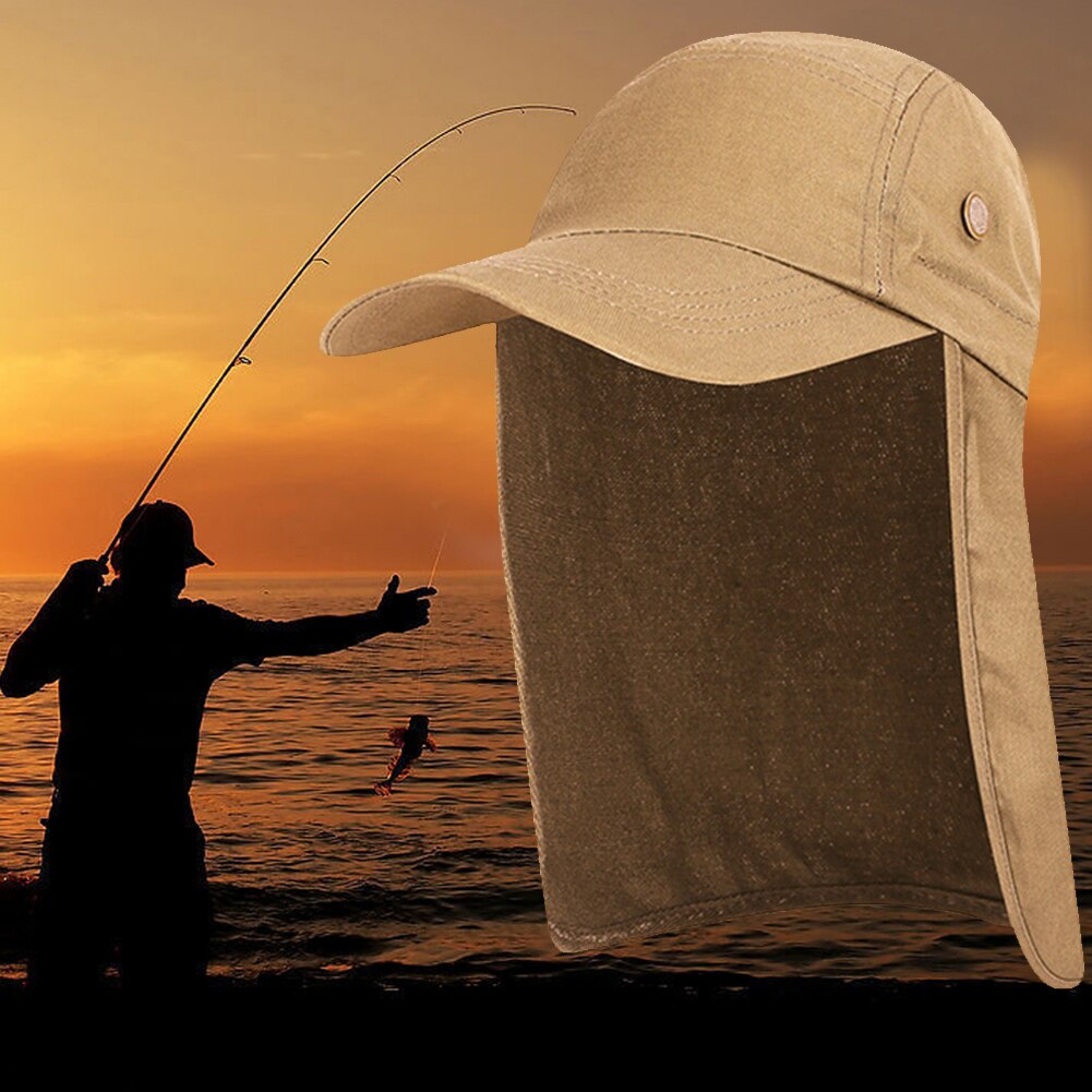 Cappelli da sole cappelli con patta protezione solare UV a 360 gradi cappello da sole estate uomo donna cappellino con visiera parasole collo pieghevole cappello da testa per la pesca