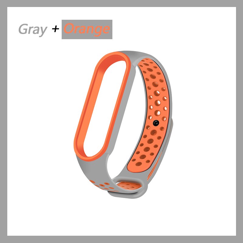 soft Silicone Bracelet for Xiaomi Mi Band 5 Strap Sport watch Silicone wrist strap For xiaomi mi band 5 bracelet Miband 5 strap: 06