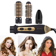 3 In 1 Multifunction Hair Dryer Comb Machine Hair Styling Tools Hairdryer Curler Straightener Hair Dryer Comb Brush Styler