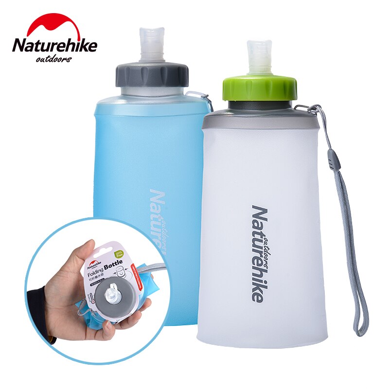 Naturehike Outdoor Opvouwbare Fles Water Lekvrije Beker Draagbare Siliconen Tpu Voor Sport Running Camping Wandelen