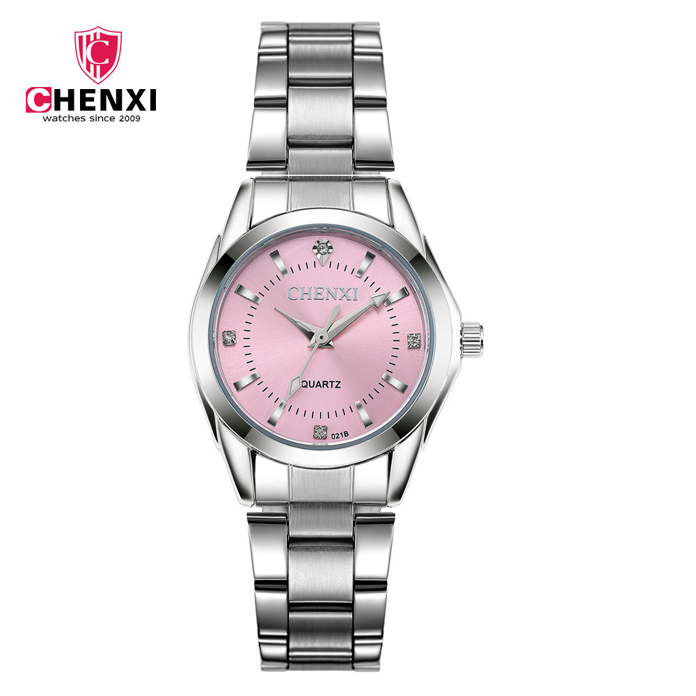 021B Mode CHENXI CX021B relogio Luxe vrouwen Casual horloges waterdicht horloge vrouwen Klokken Dress Strass