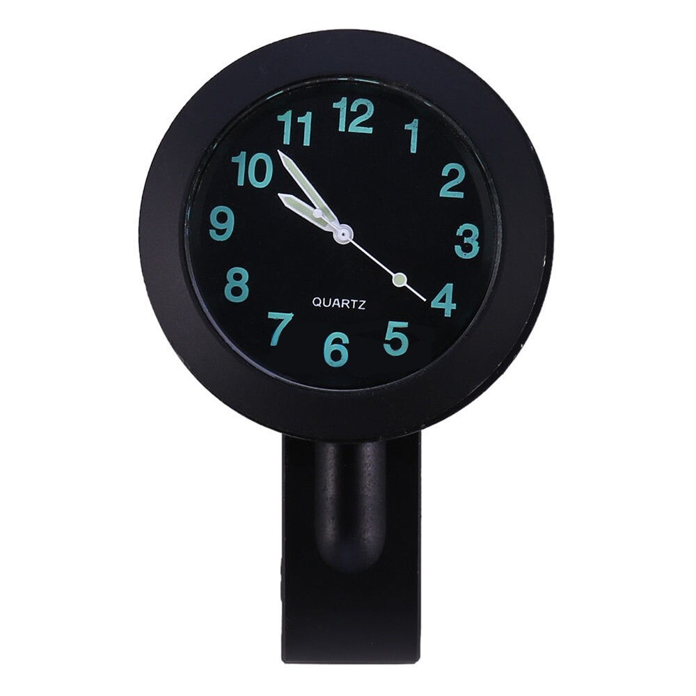 1x Mini 7/8" Motorcycle Handlebar Bar Mount Digital Dial Clock Time Gauge Watch Waterproof Motor Bike Digital Clocks