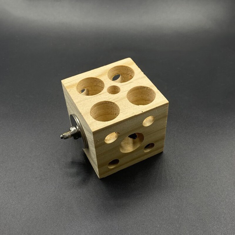 50LB Bird Foraging Toy Wooden Parrot Feeder Toys Improve Intelligence Wood Blocks Toy for c.ckatiel Parakeet Conure