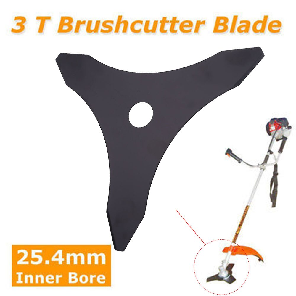 Trimmer Blade Staal Zwart Wieder Struiken Maaier Gazon Machine 3 T Bosmaaier Blade 3 Tanden Snijden Accessoires Thuis Professionele